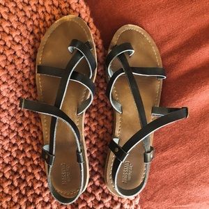 Mossimo Supply Co. Black Sandals | Target